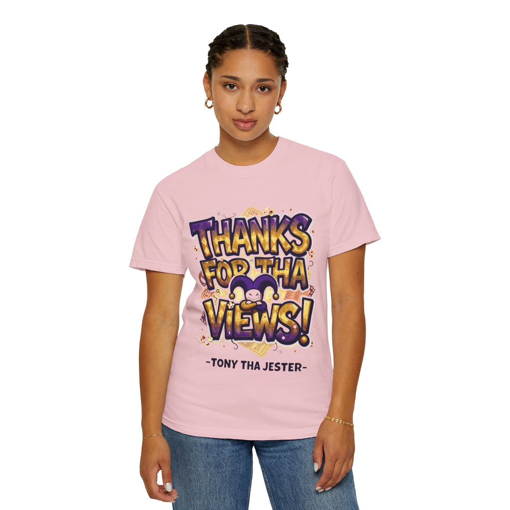 Thanks For Tha Views! Graphic T-Shirt — Tony Tha Jester Tee