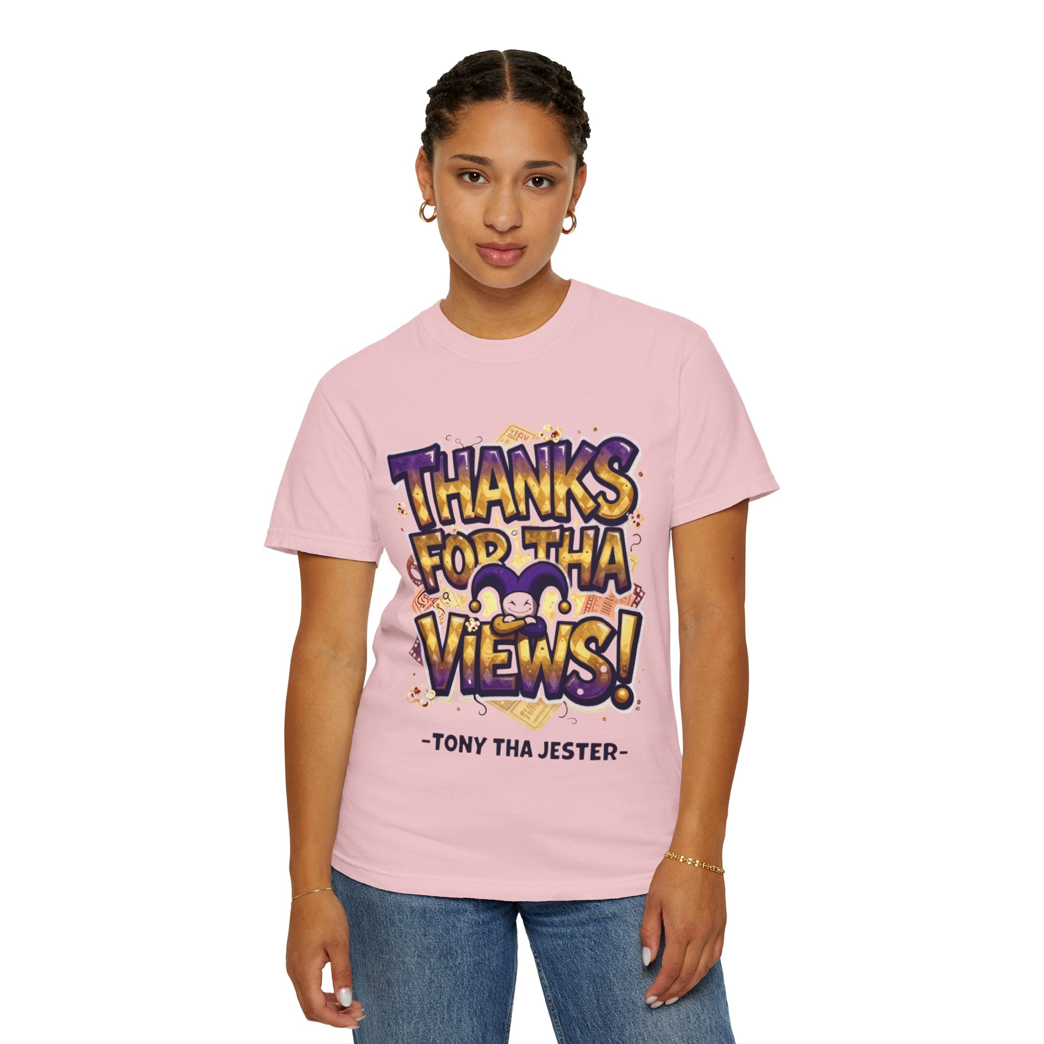 Thanks For Tha Views! Graphic T-Shirt — Tony Tha Jester Tee