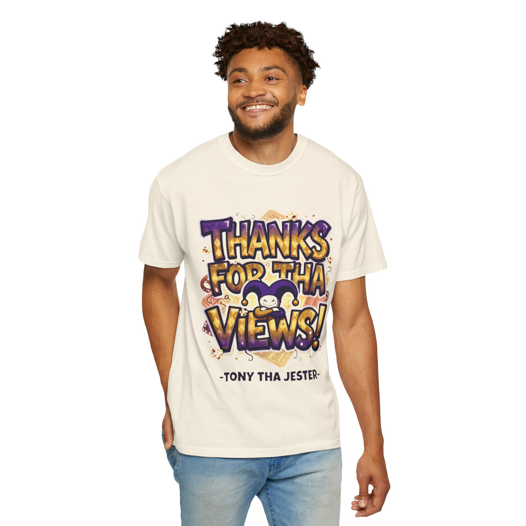 Thanks For Tha Views! Graphic T-Shirt — Tony Tha Jester Tee