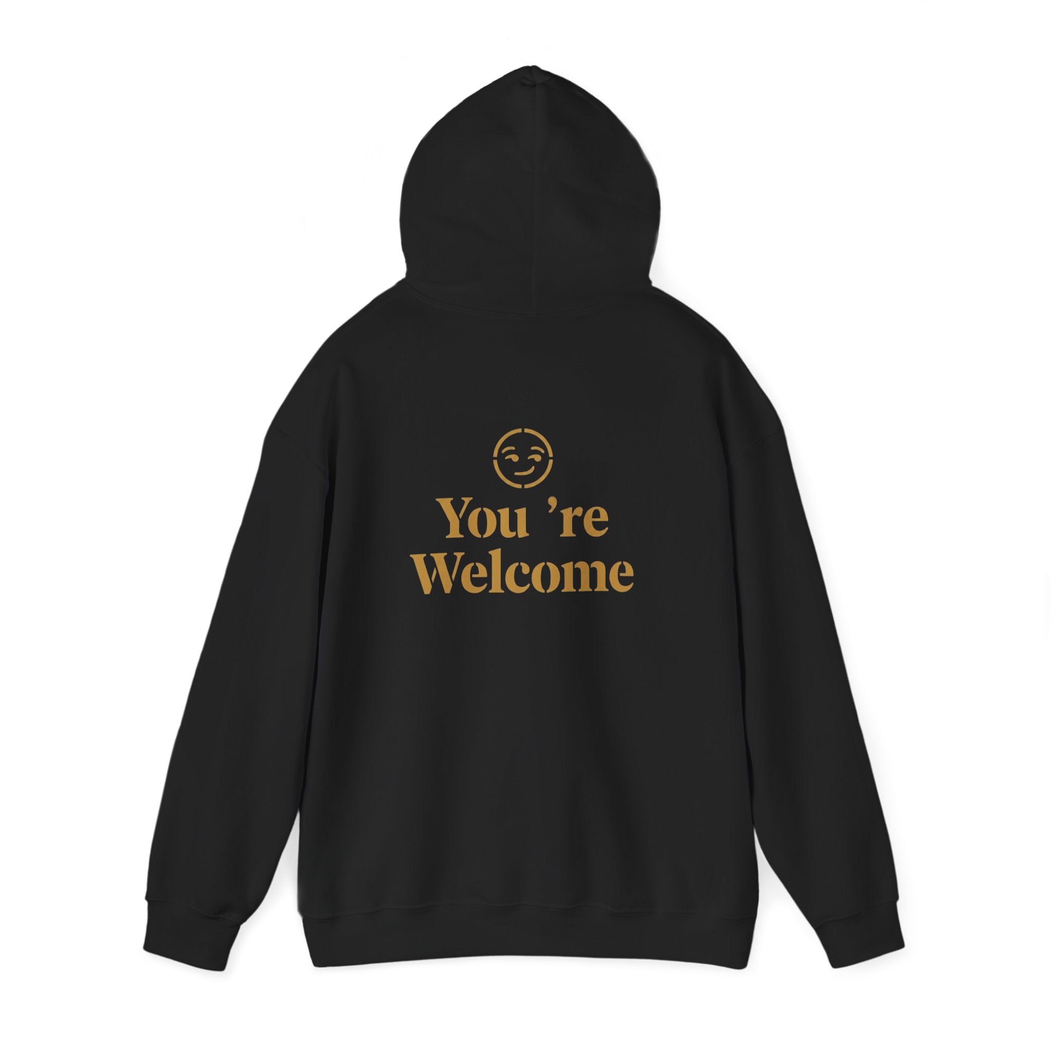 Petty With Purpose Hoodie — "You're Welcome" Graphic Hooded Sweatshirt