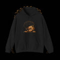Pocket Tony Peekaboo black hoodie, front view
