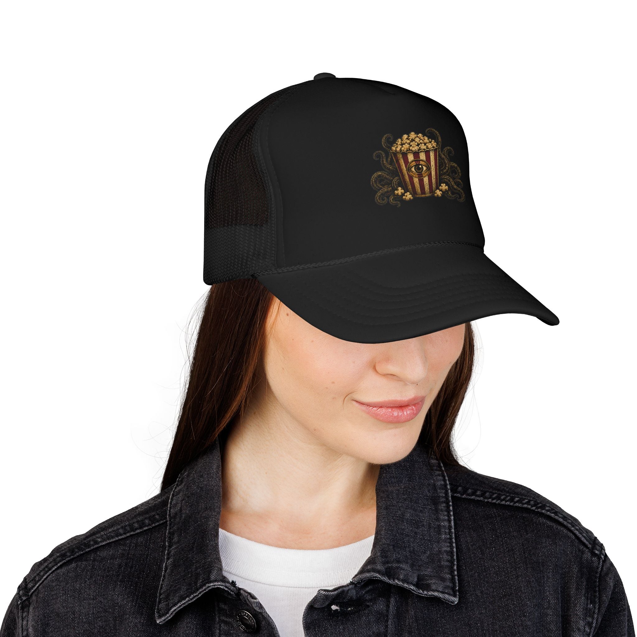 Popcorn & Parasites — Something’s Snackin Back Cap
