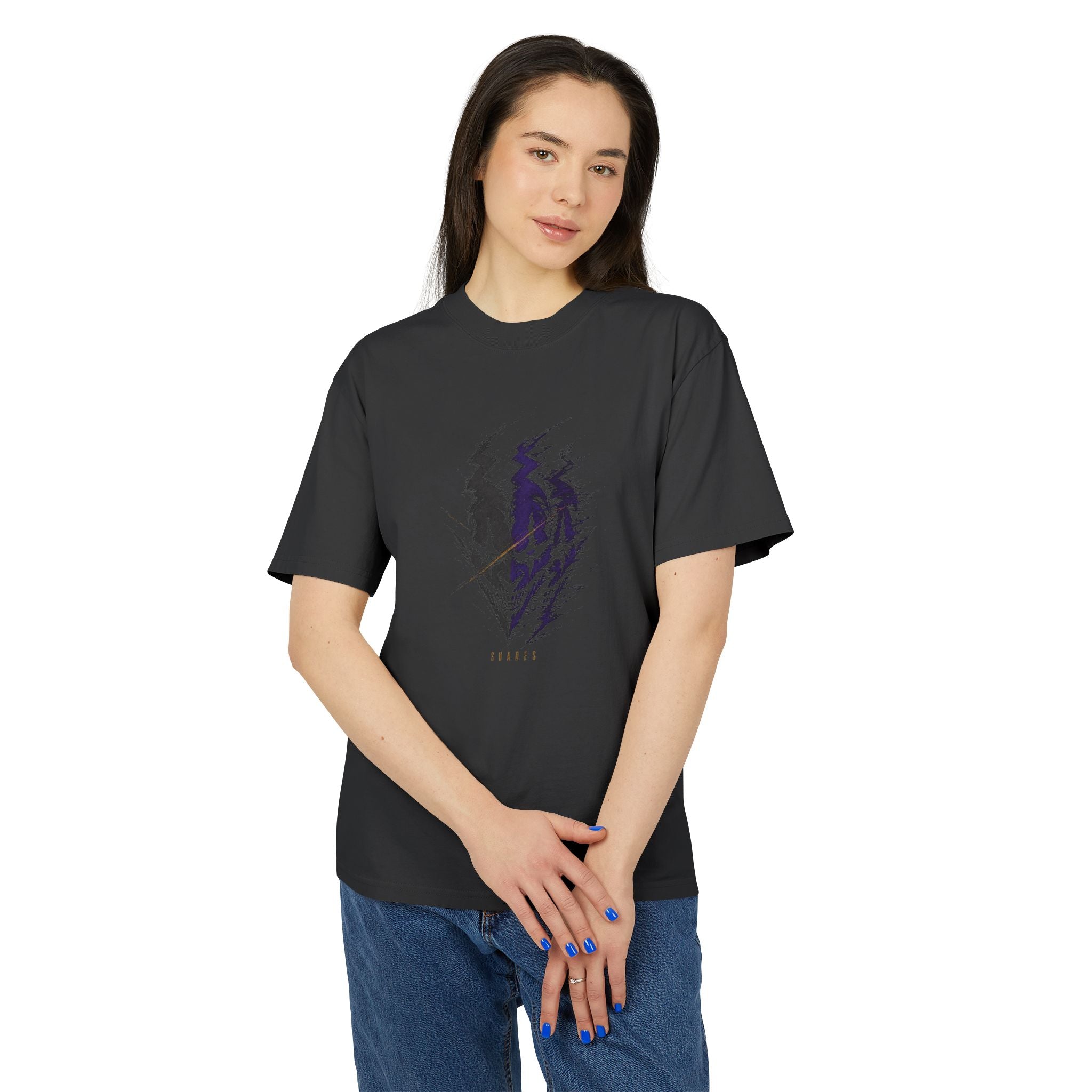 SHADES Afterimage Grin oversized tee alternate view