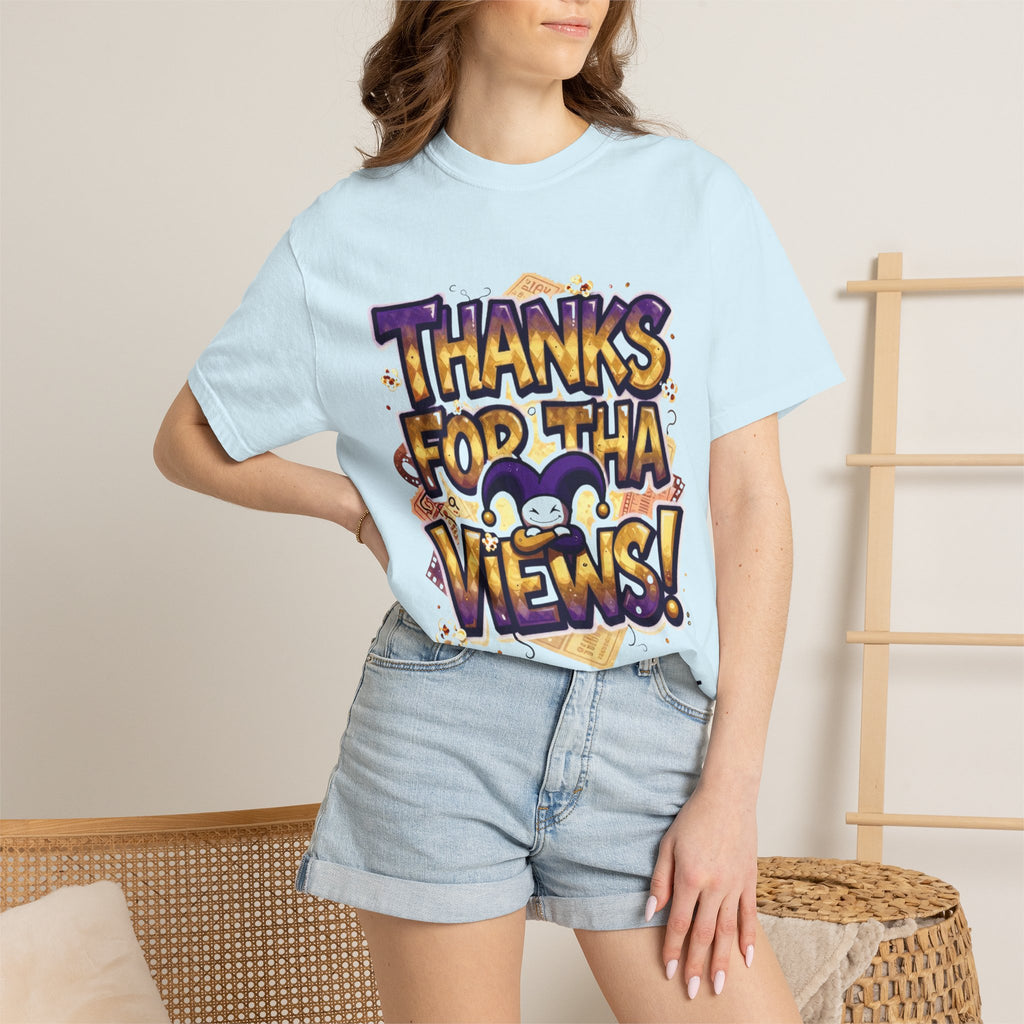 Thanks For Tha Views! Graphic T-Shirt — Tony Tha Jester Tee